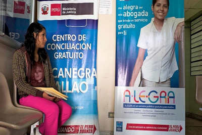 El Centro de Conciliación Alegra brinda asesoría legal gratuita en el Callao, en Perú.